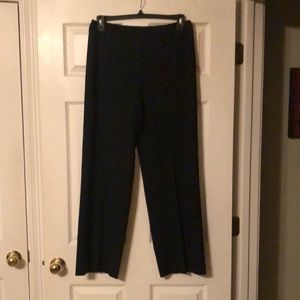 Talbots Sz 10 black trouser. Hidden front zipper.